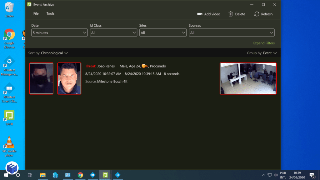 Reconhecimento Facial com máscara no SAFR from RealNetworks