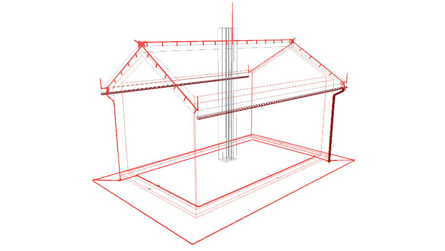 Para Raio - imagem de um para raio tipo Franklin