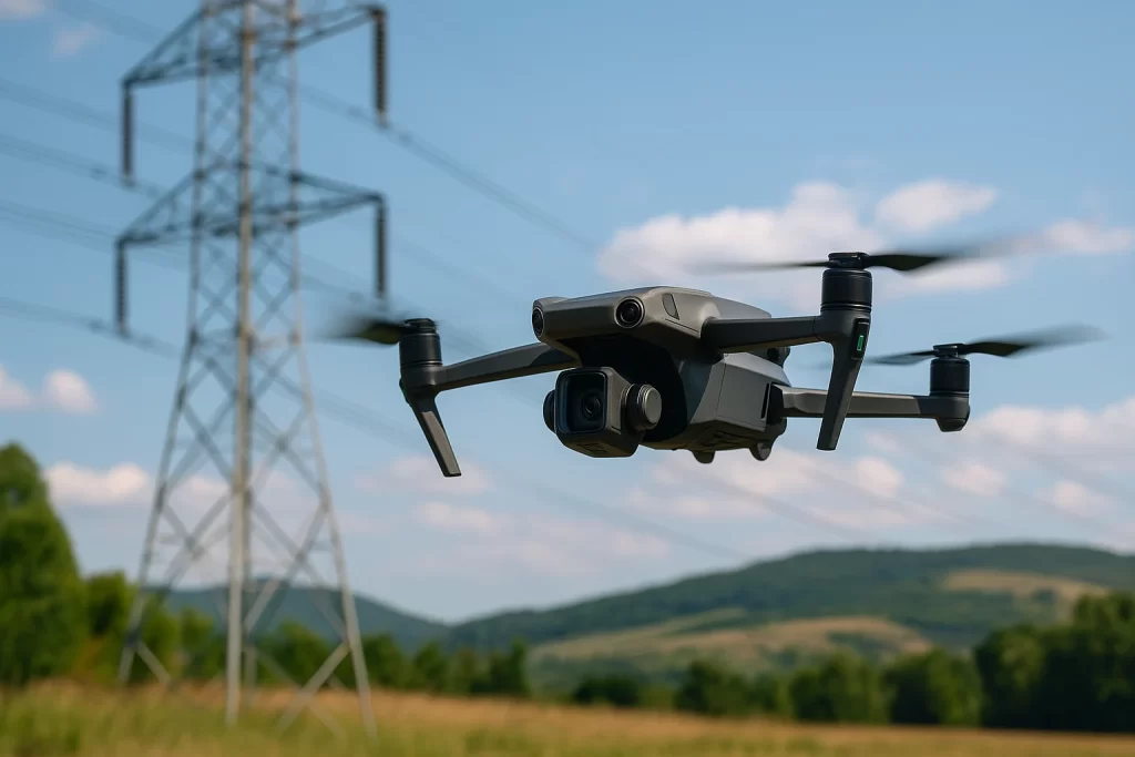 Inteligência Artificial em projetos de Engenharia – Telecom e Energia.
Drone Profissional