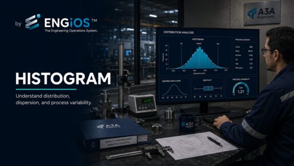 Histograma na Qualidade: como interpretar distribuição, dispersão e variabilidade na Engenharia